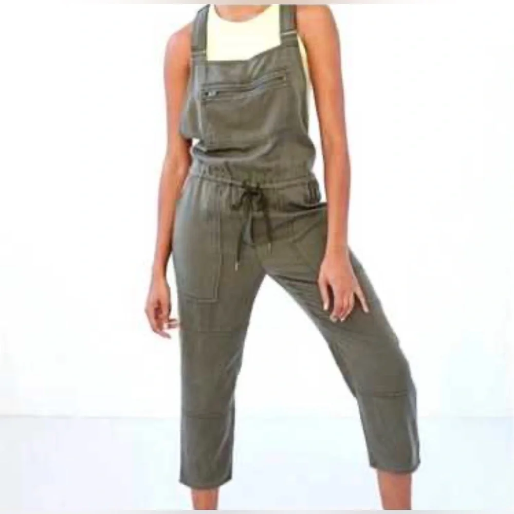 Wilfred Free Aritzia Valletta Overalls Olive Green XS - Picture 1 of 7